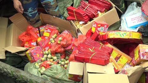 Quảng Ninh: Bắt 200 kg pháo lậu nhập từ Trung Quốc