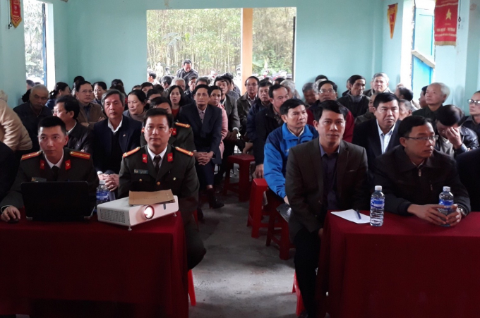 Đ&ocirc;ng đảo quần ch&uacute;ng nh&acirc;n d&acirc;n tham gia buổi tuy&ecirc;n truyền.