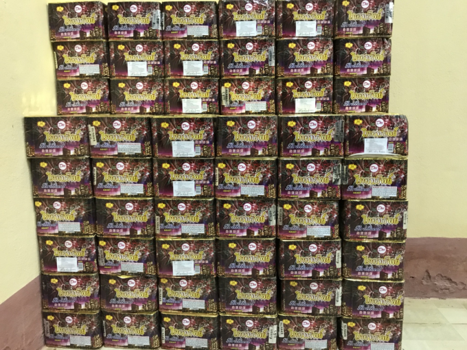 260kg ph&aacute;o lậu vừa bị thu giữ.