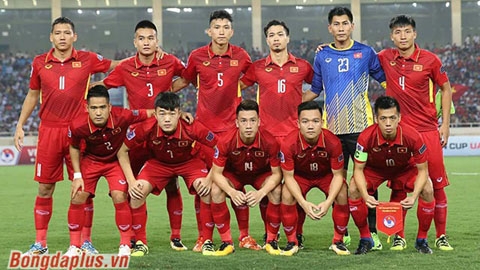 Bảng xếp hạng FIFA tháng 1/2018: Việt Nam đứng đầu Đông Nam Á