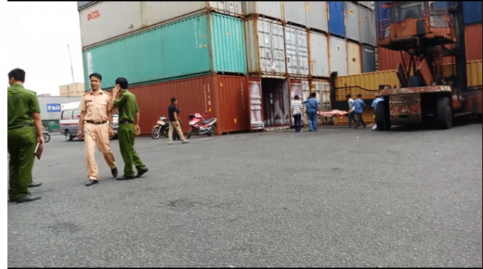 Hiện trường nơi xảy ra vụ việc.