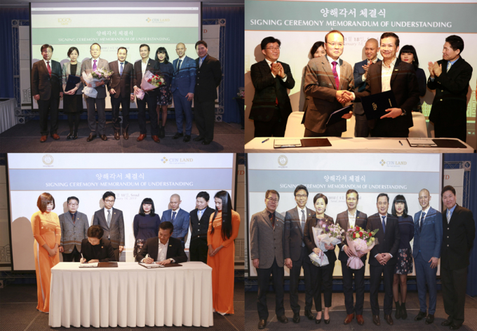 CEN Korea lần lượt k&yacute; kết hợp t&aacute;c với c&ocirc;ng ty luật Logos v&agrave; Global Real Estate Agency.