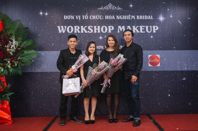 Hoa Nghi&ecirc;m Bridal tổ chức Workshop trang điểm miễn ph&iacute; đầu ti&ecirc;n tại Huế