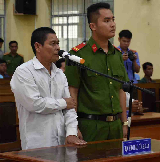 Bị c&aacute;o Hữu B&ecirc; tại phi&ecirc;n t&ograve;a (Ảnh intrenet).