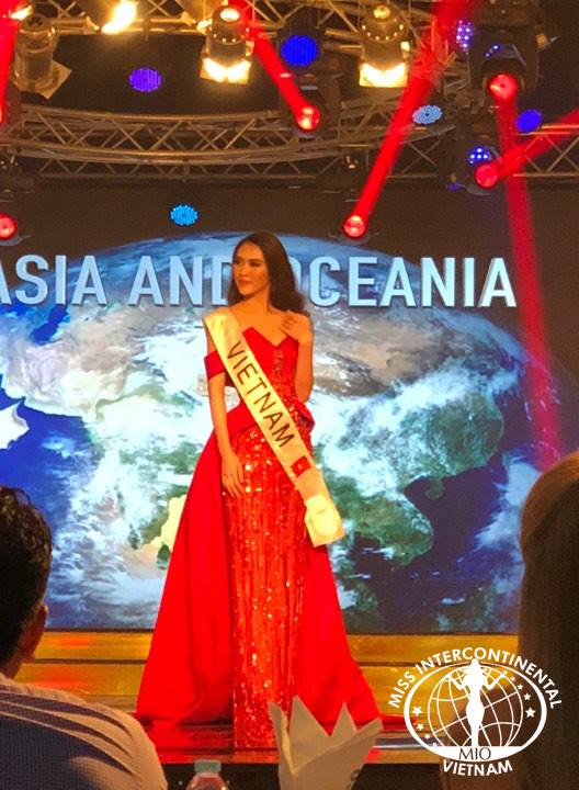 Tường Linh đoạt giải Hoa hậu được y&ecirc;u th&iacute;ch nhất v&agrave; v&agrave;o b&aacute;n kết Miss Intercontinental 2017