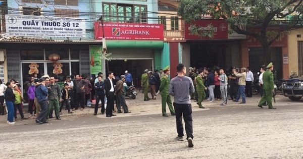 Bắc Giang: Truy bắt kẻ liều lĩnh dùng vũ khí cướp tiền ở ngân hàng Agribank