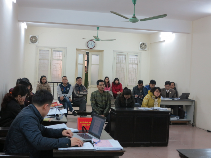 C&aacute;c bị c&aacute;o tại t&ograve;a.