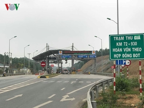 Trạm thu ph&iacute; tại Km72+930 tr&ecirc;n tuyến đường Th&aacute;i Nguy&ecirc;n - Chợ Mới (QL3 mới).