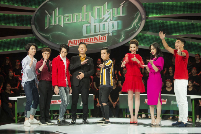 Th&uacute;y Ng&acirc;n, Angela Phương Trinh đ&ugrave;a giỡn nhắng nh&iacute;t khi đi quay gameshow