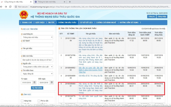 C&aacute;c đơn vị chỉ c&oacute; vẻn vẹn v&agrave;i ng&agrave;y để chuẩn bị hồ sơ từ thời điểm th&ocirc;ng b&aacute;o mời thầu