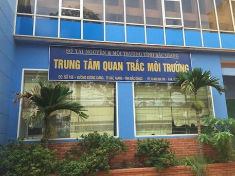 Trung t&acirc;m quan trắc t&agrave;i nguy&ecirc;n v&agrave; M&ocirc;i trường tỉnh Bắc Giang.