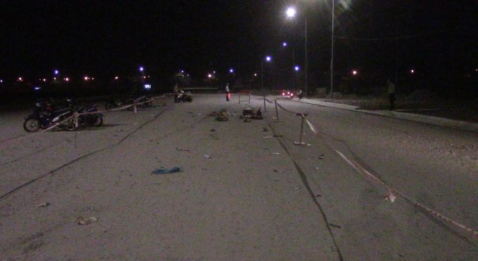 Hiện trường vụ việc. (Ảnh: Nguyễn Hảo)