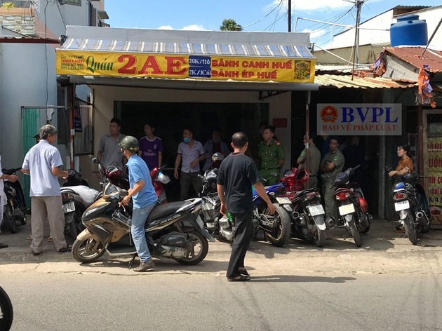 Hiện trường nơi ph&aacute;t hiện sự việc&nbsp;