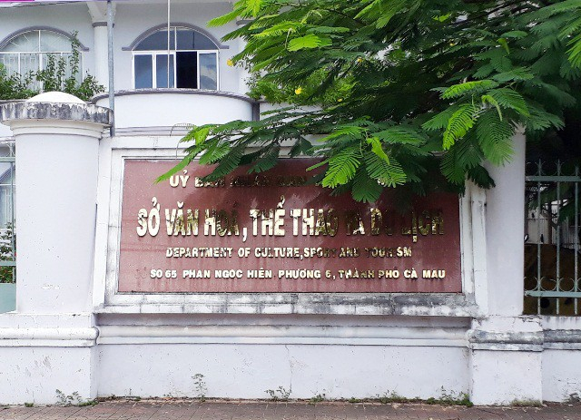 Sở Văn h&oacute;a - Thể thao v&agrave; Du lịch tỉnh C&agrave; Mau (Nguồn: D&acirc;n Tr&iacute;).