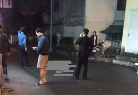 Hiện trường vụ việc.