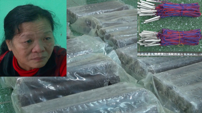 &nbsp;Đối tượng v&agrave; tang vật vụ &aacute;n. (Ảnh: C&ocirc;ng an tỉnh Thanh H&oacute;a)