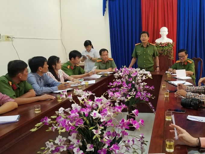 C&ocirc;ng an C&agrave; Mau th&ocirc;ng tin h&ocirc;m nay,&nbsp; 8-1-2019 - Ảnh CH&Iacute; HẠO.