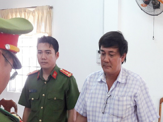 &Ocirc;ng Đỗ Minh Thống l&uacute;c bị bắt - Ảnh CTV.