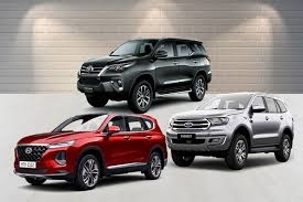 Santa Fe, Fortuner và Everest - cuộc chiến ngôi vương