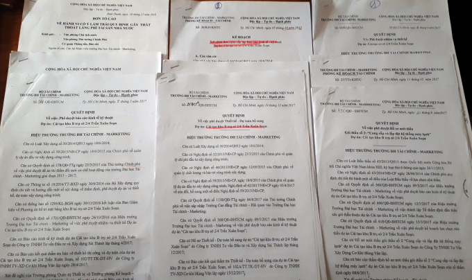 Hồ sơ li&ecirc;n quan đến phản &aacute;nh dấu hiệu ti&ecirc;u cực tại Trường Đại học T&agrave;i ch&iacute;nh &ndash; Maketing.