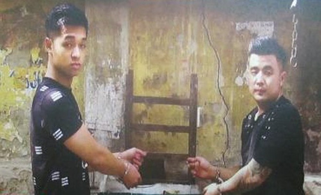 Hai đối tượng L&ecirc; Quốc Hưng v&agrave; Nguyễn Phi Anh.