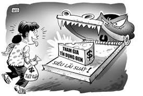 Chi&ecirc;u tr&ograve; dụ con mồi cắn c&acirc;u của c&aacute;c tổ chức t&iacute;n dụng đen