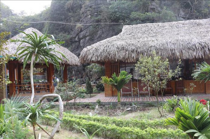 Một homestay hoạt động tr&aacute;i quy định tại x&atilde; Trường Y&ecirc;n, huyện Hoa Lư. Ảnh: Ninh Đức Phương/TTXVN