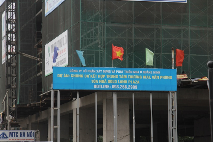 Dự &aacute;n Chung cư, trung t&acirc;m thương mại văn ph&ograve;ng t&ograve;a nh&agrave; Gold Plaza nơi xảy ra sự việc.