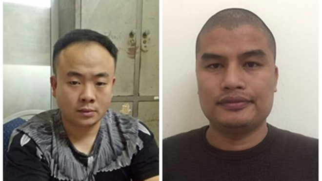 2 đối tượng bị băt giữ.