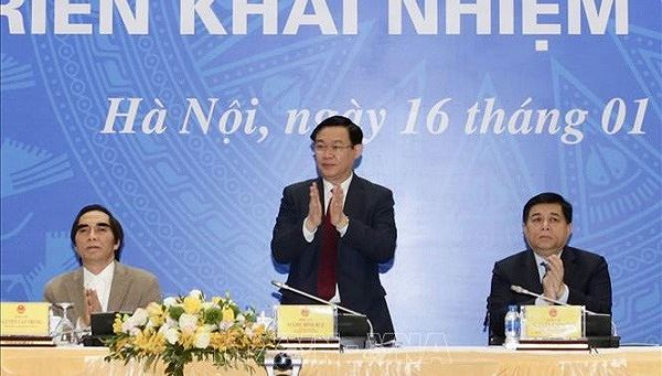 Ph&oacute; Thủ tướng Vương Đ&igrave;nh Huệ khen ngợi Bộ KH&amp;amp;amp;ĐT đ&atilde; c&oacute; tầm nh&igrave;n v&agrave; tư duy đổi mới trong l&agrave;m ch&iacute;nh s&aacute;ch