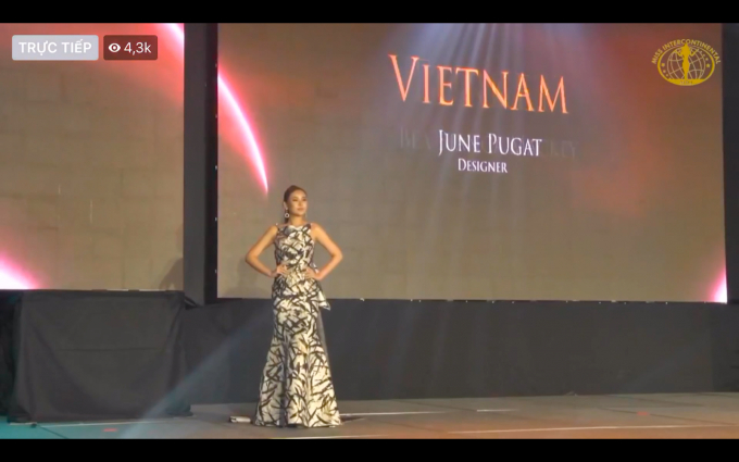 H&igrave;nh thể ho&agrave;n hảo của Ng&acirc;n Anh khiến th&iacute; sinh Miss Intercontinental th&aacute;n phục