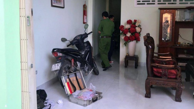 Hiện trường vụ việc.