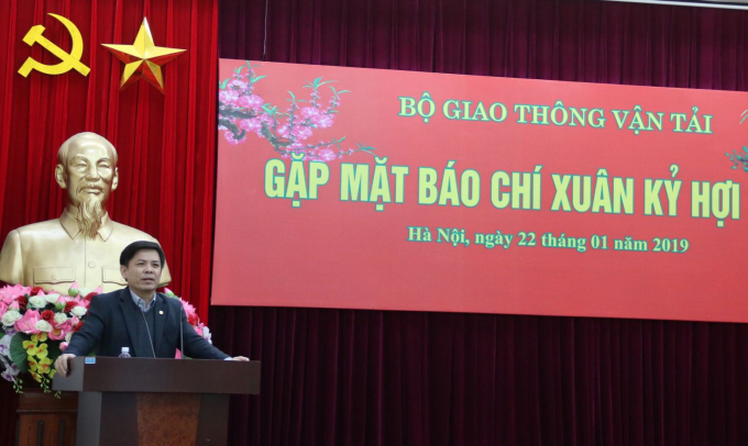Bộ trưởng Nguyễn Văn Thể khẳng địnhb&aacute;o ch&iacute; g&oacute;p phần v&agrave;o th&agrave;nh c&ocirc;ng của Ng&agrave;nh GTVT.
