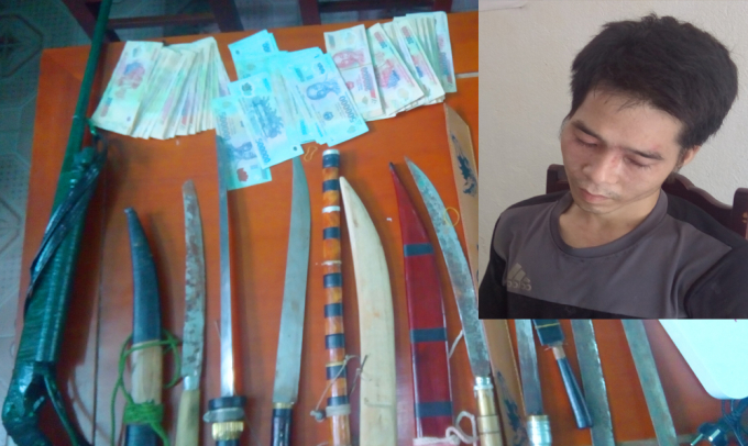 Vi Văn Đồng bị bắt c&ugrave;ng tang vật