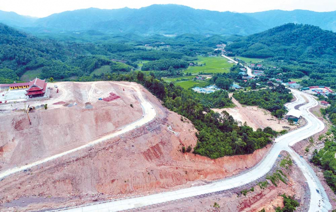 Hạ tầng giao th&ocirc;ng cơ bản đ&atilde; ho&agrave;n thiện xong. (Nguồn b&aacute;o Bắc Giang)