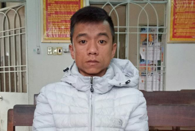 Đối tượng&nbsp;&nbsp;Nguyễn Hữu Nghĩa tại cơ quan c&ocirc;ng an.