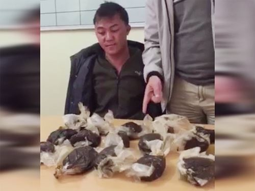 Lầu A Đ&agrave;ng khi mới bị bắt.