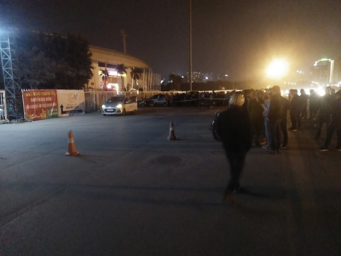 Hiện trường nơi xảy ra sự việc.