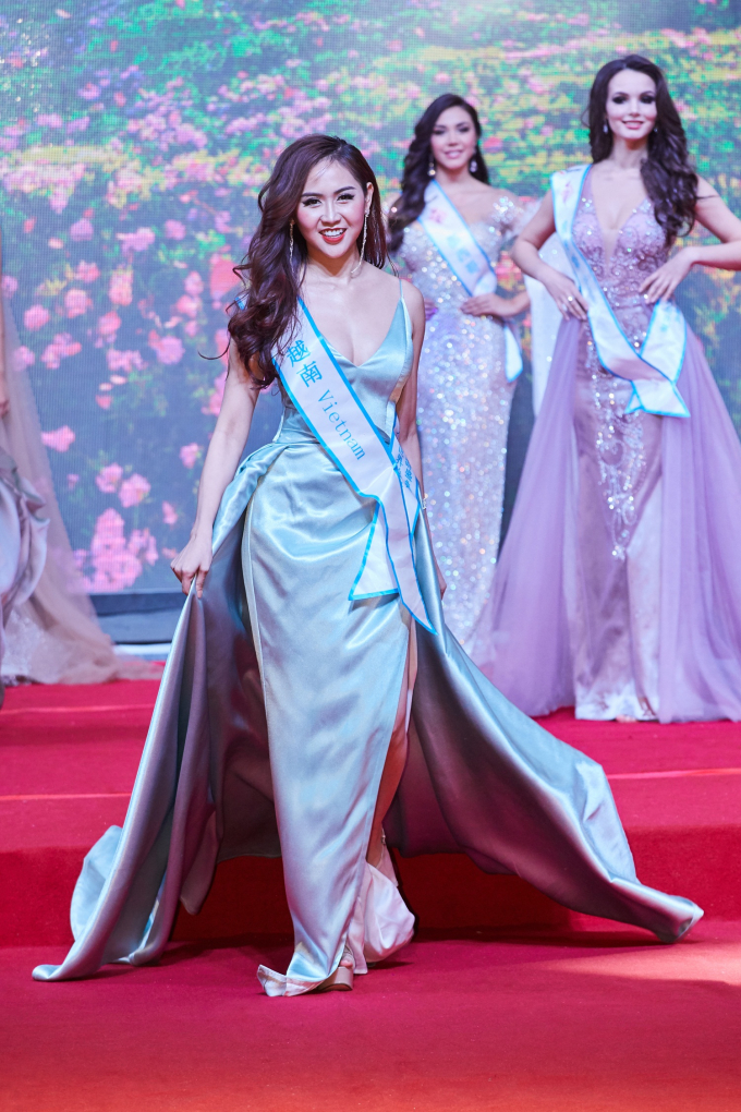 Tr&uacute;c Ny đăng quang &Aacute; hậu 2 Hoa hậu c&aacute;c quốc gia - Miss All Nations 2019