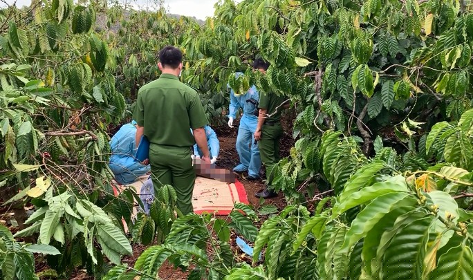 Hiện trường vụ án nằm trong rẫy vắng