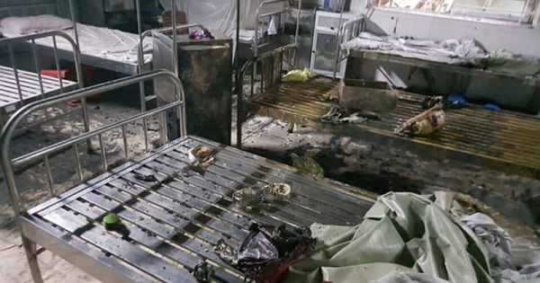 Khởi tố nam bệnh nhân đốt giường bệnh, khống chế nữ điều dưỡng mang thai ở Nghệ An