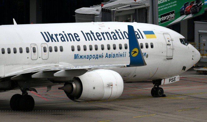 Một máy bay Boeing 737 của hãng hàng không Ukraine. Ảnh: Getty