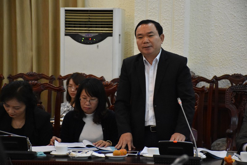 Phó Bí thư thường trực Đảng ủy Bộ Tư pháp Nguyễn Kim Tinh lưu ý hoạt động trong lĩnh vực này cán bộ cần phải giữ vững bản lĩnh chính trị, công tâm.