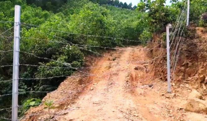 Hàng rào bảo vệ trên cao tốc 11.000 tỷ bị xé nát bươm - 4