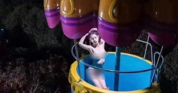 Cô gái với thân hình nóng bỏng bị bắt giữ vì... khỏa thân tại công viên