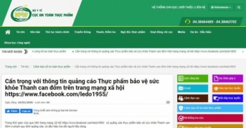 Thực phẩm bảo vệ sức khỏe Thanh can đởm có dấu hiệu lừa dối người tiêu dùng