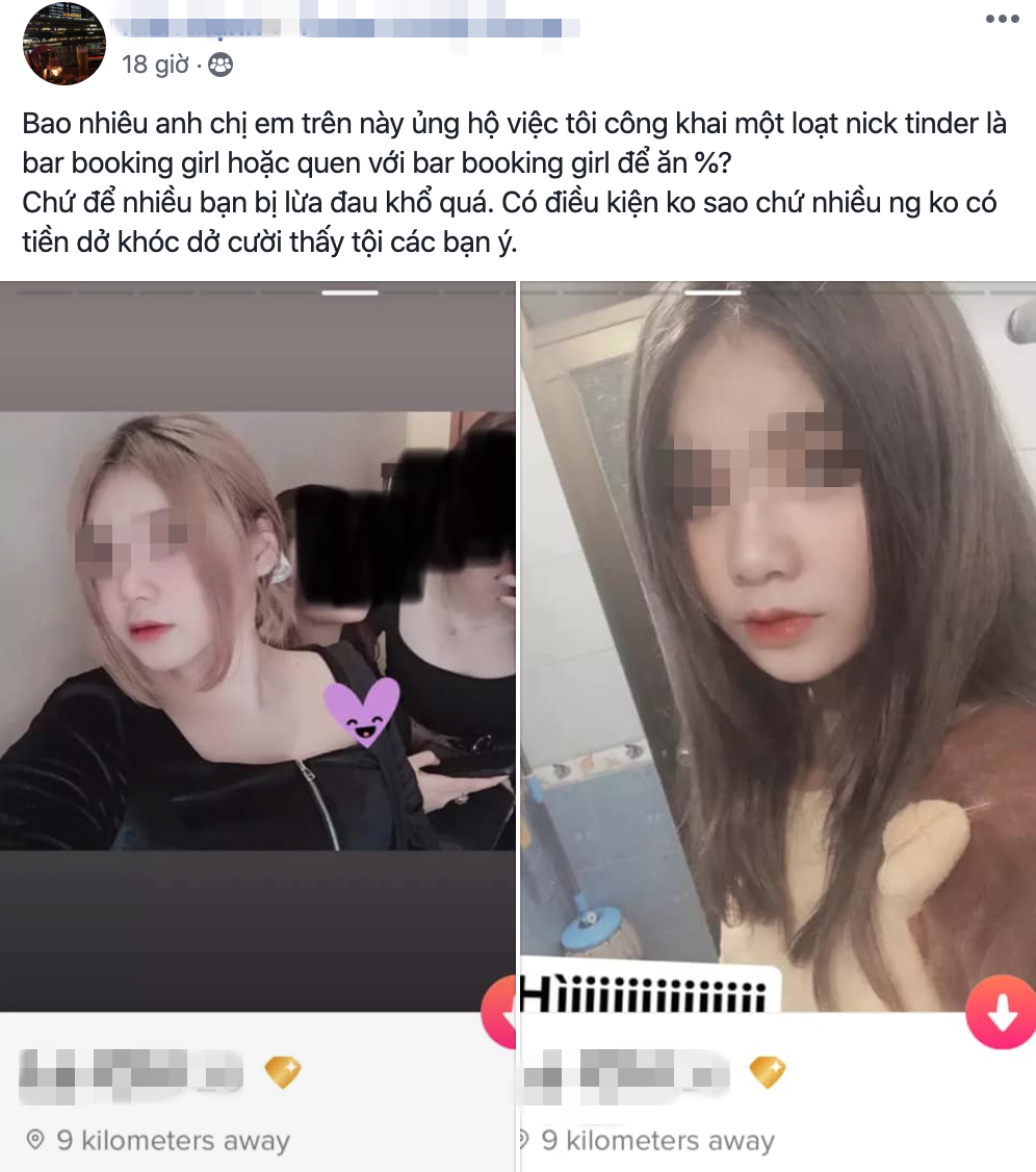 Chân dung một booking girl bị “bóc phốt“.