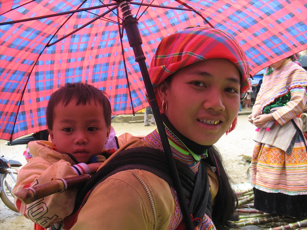 Ngày xuân mơ mộng ở thượng nguồn sông Chảy, huyện Si Ma Cai, tỉnh Lào Cai. Ảnh: Lãng Quân.