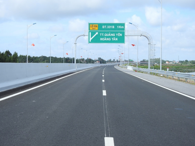 Cao tốc Hạ Long - Hải Phòng. Ảnh: Minh Cương