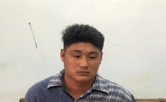 Chân dung nghi phạm Lý Phúc Mạnh tại cơ quan Công an.